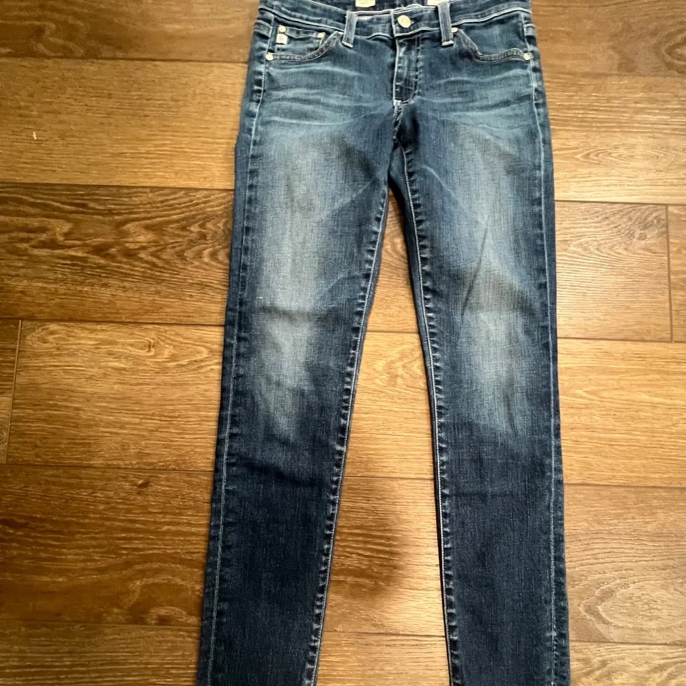 AG Adriano Goldschmied The Stilt Roll Up Cigarette Roll Up Cuffed Hem Jeans 27 - Picture 6 of 15
